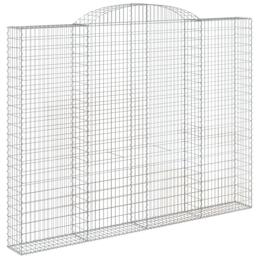 vidaXL Συρματοκιβώτιο Τοξωτό 300x30x220/240εκ. από Γαλβανισμένο Χάλυβα