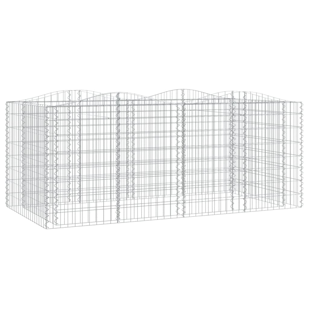 vidaXL Συρματοκιβώτιο Τοξωτό 200x100x100 εκ. από Γαλβανισμένο Σίδερο