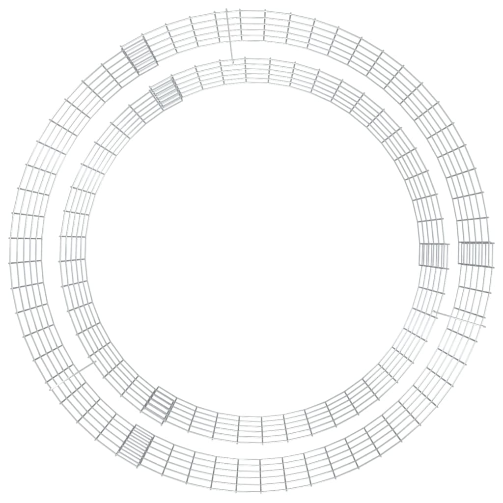 vidaXL Συρματοκιβώτιο Για Τζάκι Ø 100 εκ. από Γαλβανισμένο Σίδερο