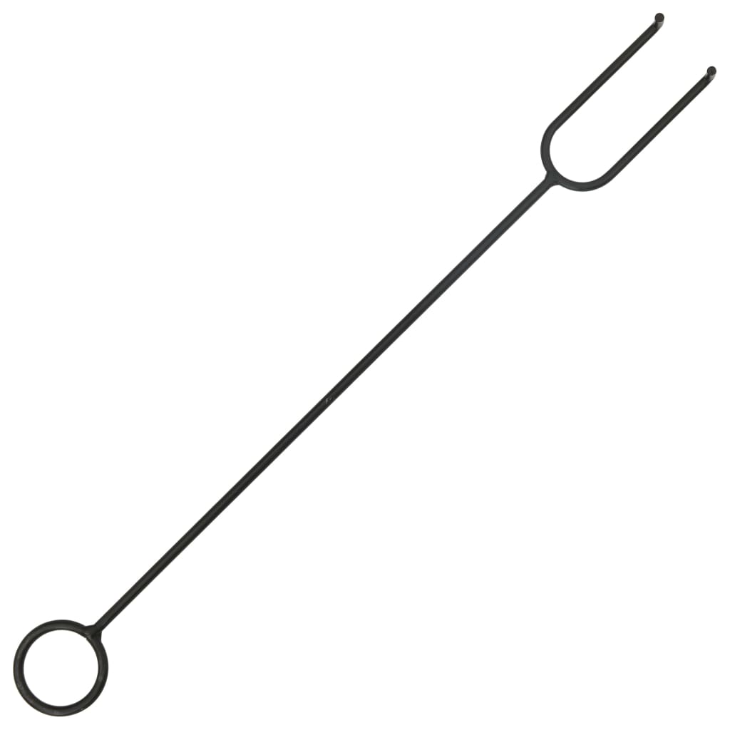 vidaXL Τζάκι Εξωτερ. Χώρου με Τσιμπίδα 62x54x56 εκ. XXL Ατσάλινο