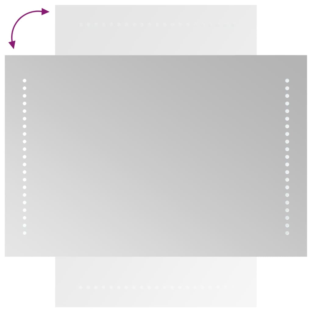 vidaXL Καθρέφτης Μπάνιου με LED 40x60 εκ.