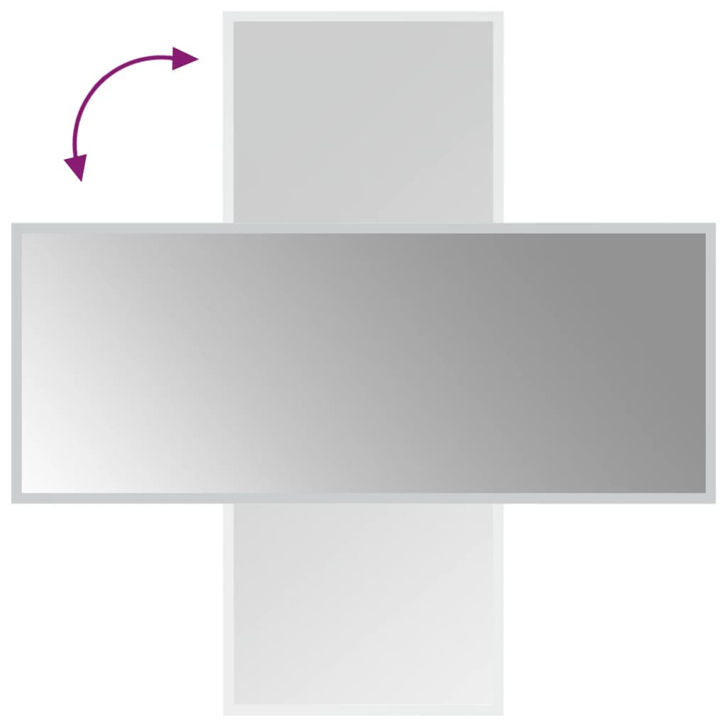 vidaXL Καθρέφτης Μπάνιου με LED 40x100 εκ.