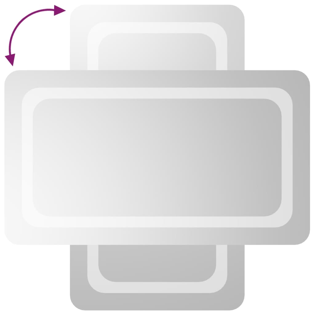 vidaXL Καθρέφτης Μπάνιου με LED 40x70 εκ.