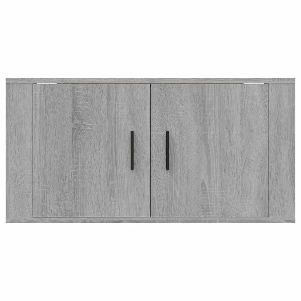 vidaXL Έπιπλα Τηλεόρασης Επιτοίχια Sonoma Δρυς 80x34,5x40 εκ