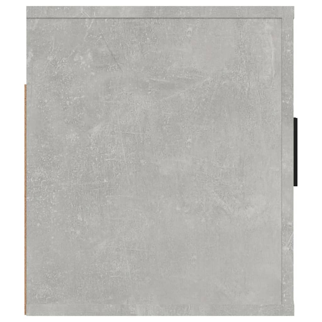 vidaXL Έπιπλο Τηλεόρασης Επιτοίχιο Γκρι Σκυροδέματος 100x34,5x40 εκ.
