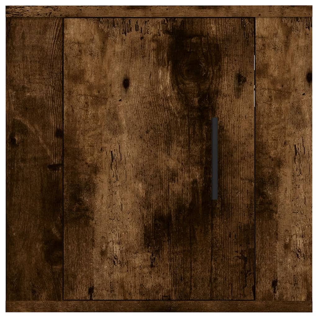 vidaXL Ντουλάπια Τηλεόρασης Επιτοίχια 2Τεμ. Καπνιστή Δρυς 40x34,5x40εκ