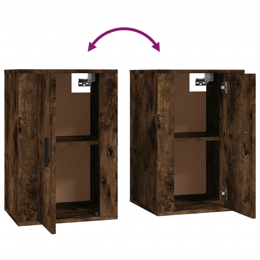 vidaXL Έπιπλο Τηλεόρασης Επιτοίχιο Καπνιστή Δρυς 40x34,5x60 εκ.