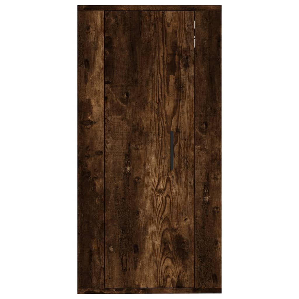 vidaXL Έπιπλο Τηλεόρασης Επιτοίχιο Καπνιστή Δρυς 40x34,5x80 εκ.