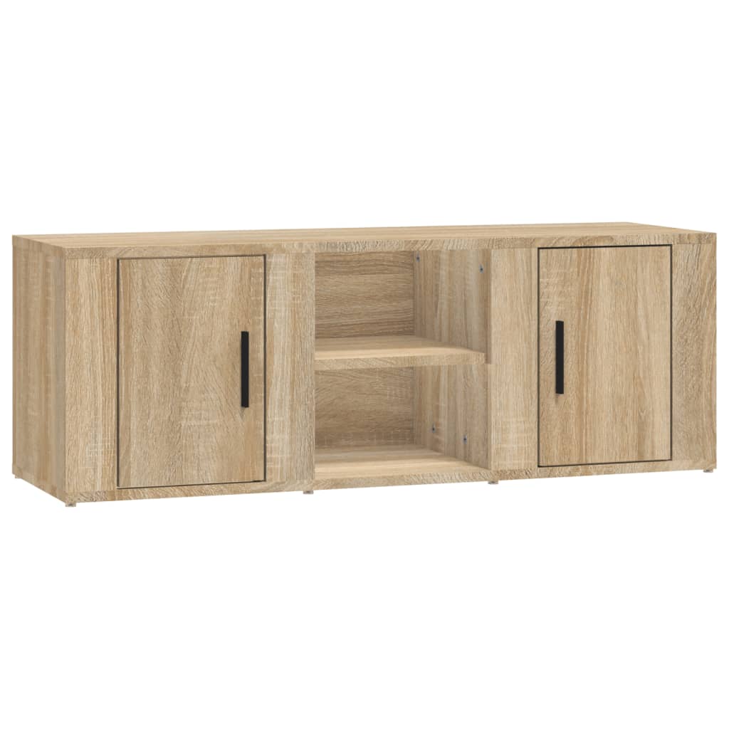 vidaXL Έπιπλο Τηλεόρασης Sonoma Δρυς 100x31,5x35 εκ. Επεξ. Ξύλο