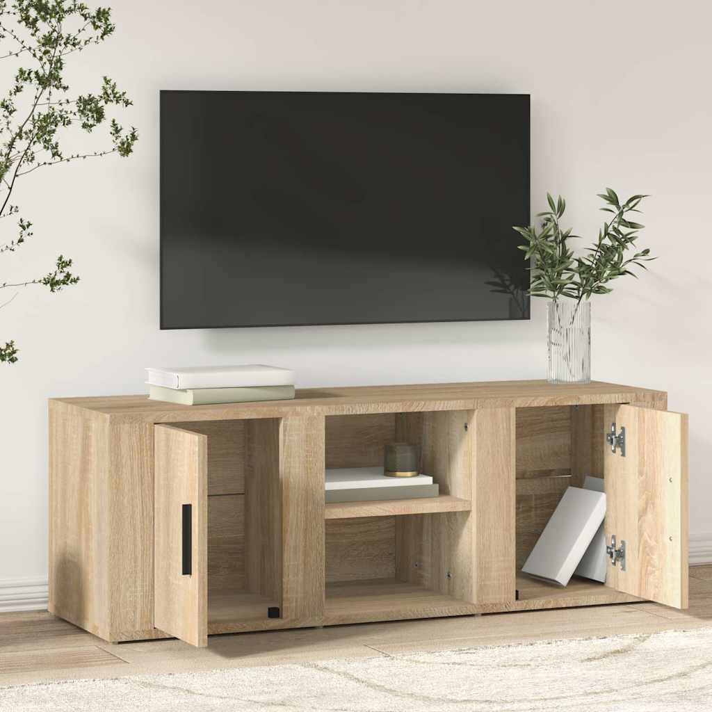 vidaXL Έπιπλο Τηλεόρασης Sonoma Δρυς 100x31,5x35 εκ. Επεξ. Ξύλο