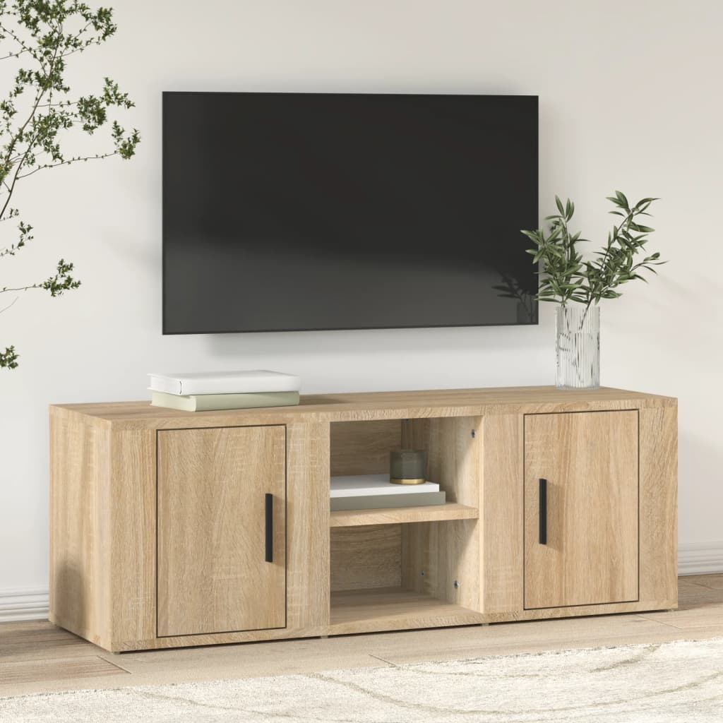 vidaXL Έπιπλο Τηλεόρασης Sonoma Δρυς 100x31,5x35 εκ. Επεξ. Ξύλο