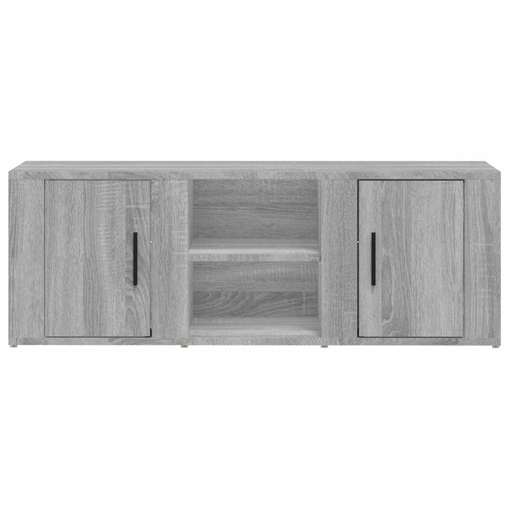 vidaXL Έπιπλο Τηλεόρασης Γκρι Sonoma 100x31,5x35 εκ. από Επεξεργ. Ξύλο