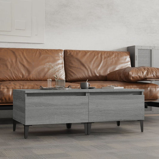 vidaXL Τραπεζάκια Σαλονιού 2 τεμ. Γκρι Sonoma 50x46x35 εκ. Επεξ. Ξύλο