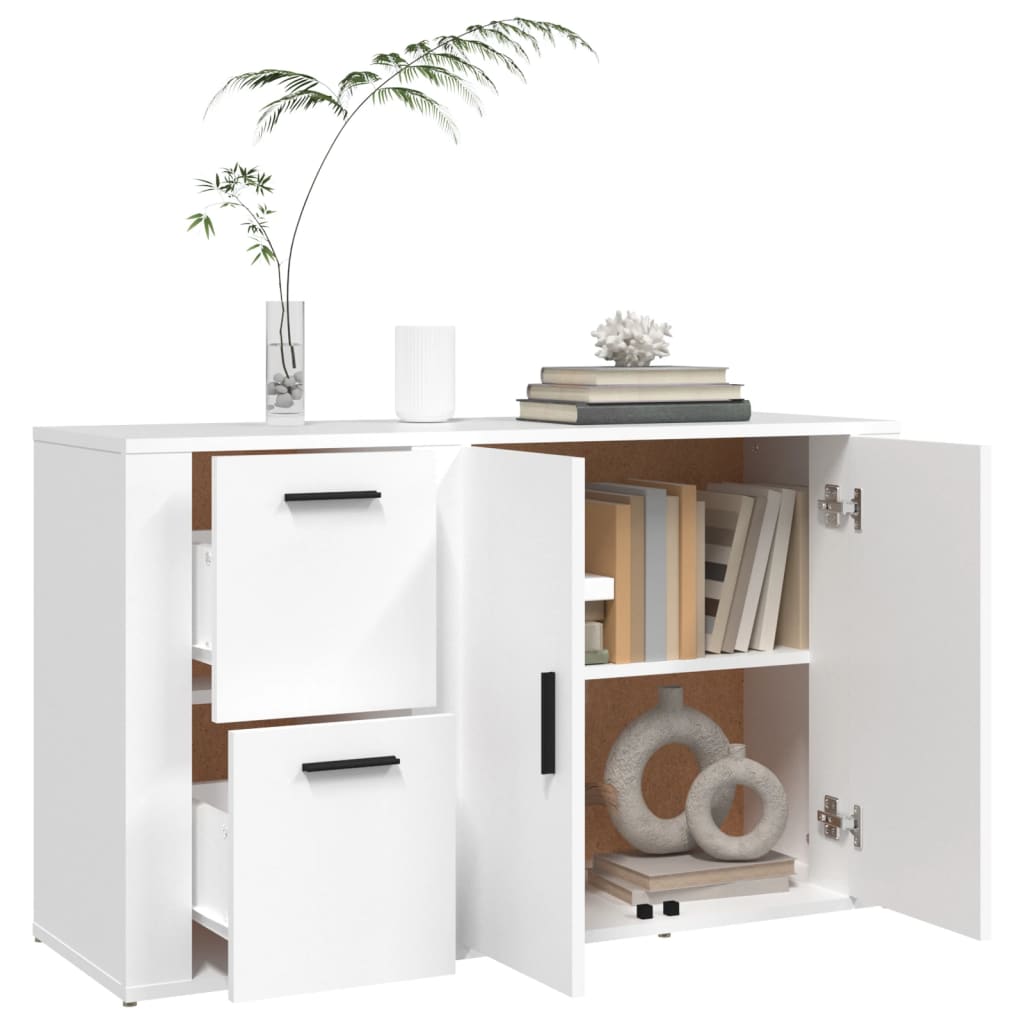 vidaXL Ντουλάπι Λευκό 100 x 33 x 59,5 εκ. από Επεξεργασμένο Ξύλο