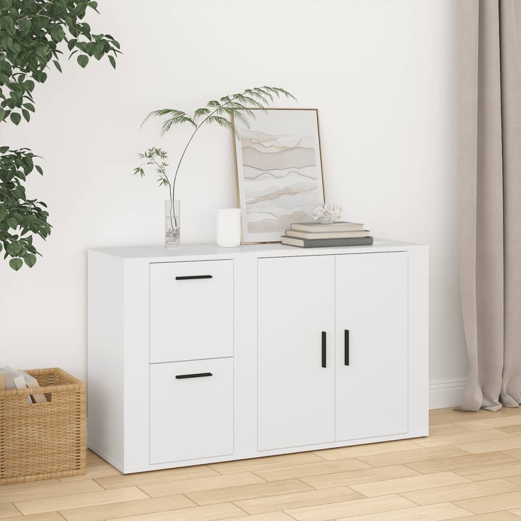 vidaXL Ντουλάπι Λευκό 100 x 33 x 59,5 εκ. από Επεξεργασμένο Ξύλο