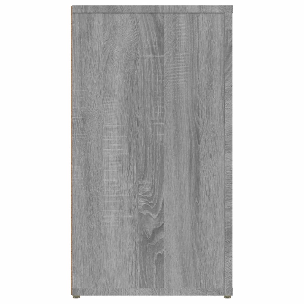 vidaXL Ντουλάπι Γκρι Sonoma 100x33x59,5 εκ. από Επεξεργασμένο Ξύλο