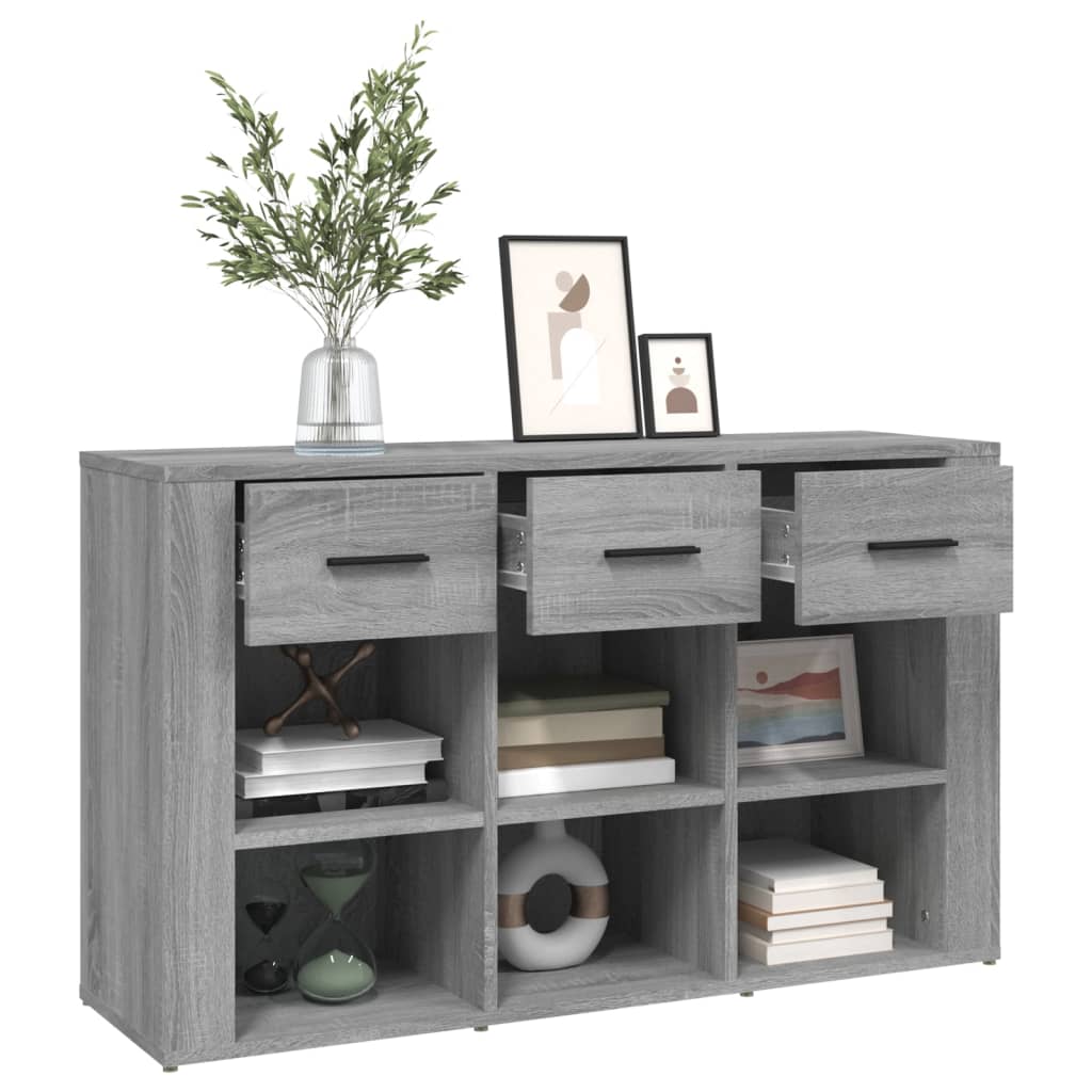 vidaXL Ντουλάπι Γκρι Sonoma 100x30x59,5 εκ. από Επεξεργασμένο Ξύλο