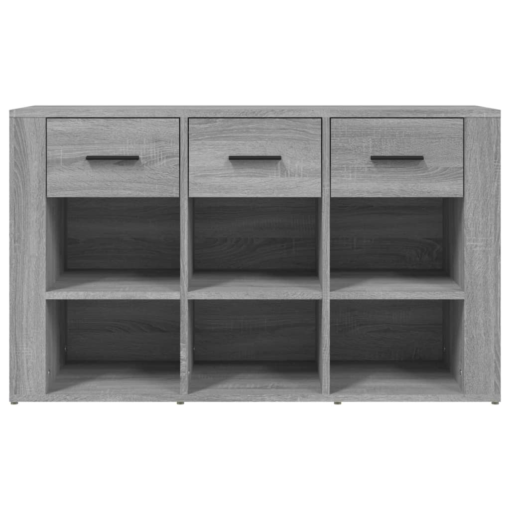 vidaXL Ντουλάπι Γκρι Sonoma 100x30x59,5 εκ. από Επεξεργασμένο Ξύλο