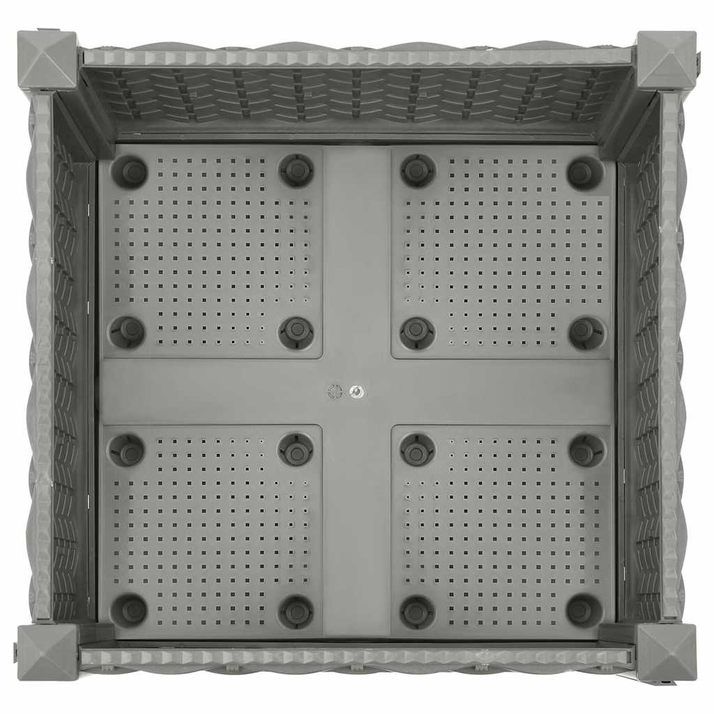 vidaXL Ζαρντινιέρα 40 x 40 x 23 εκ. από Πολυπροπυλένιο