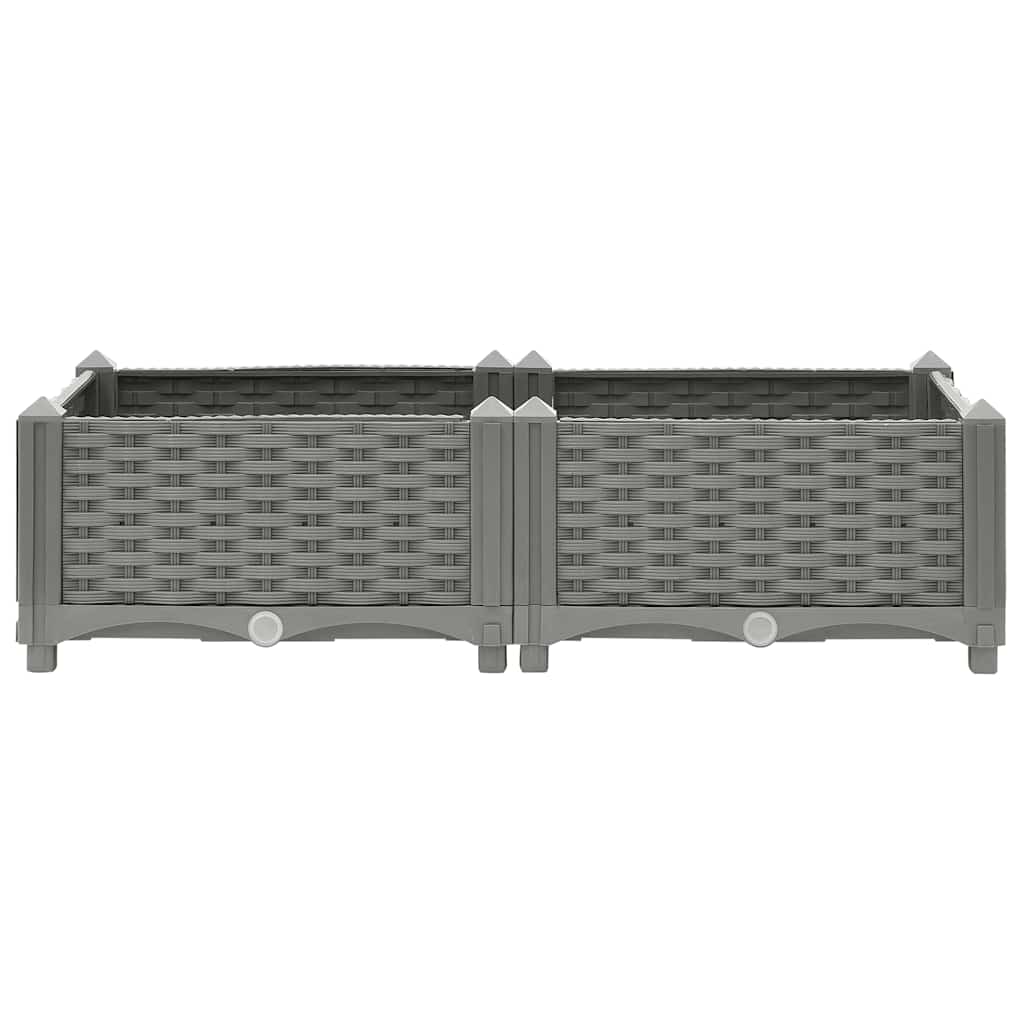 vidaXL Ζαρντινιέρα 80 x 40 x 23 εκ. από Πολυπροπυλένιο