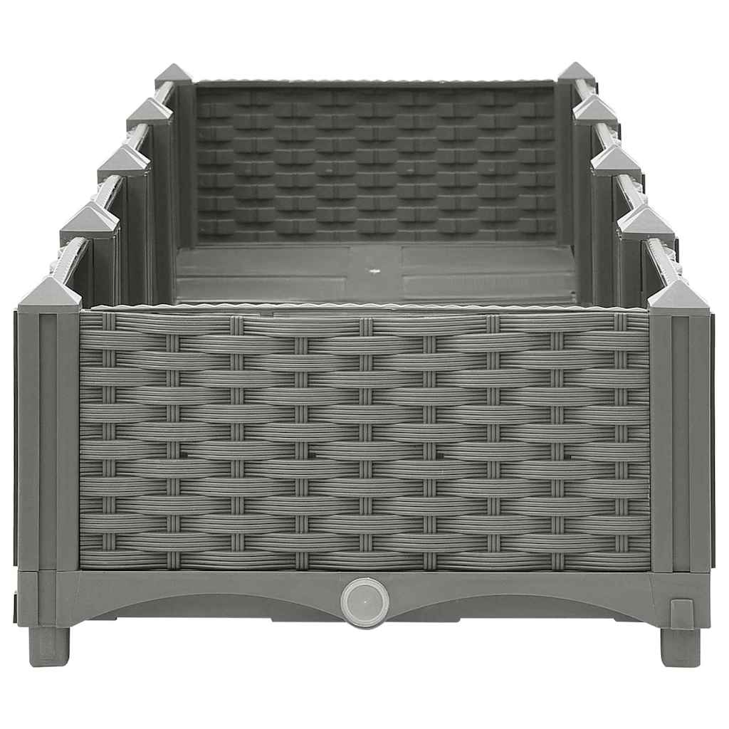 vidaXL Ζαρντινιέρα 160 x 40 x 23 εκ. από Πολυπροπυλένιο