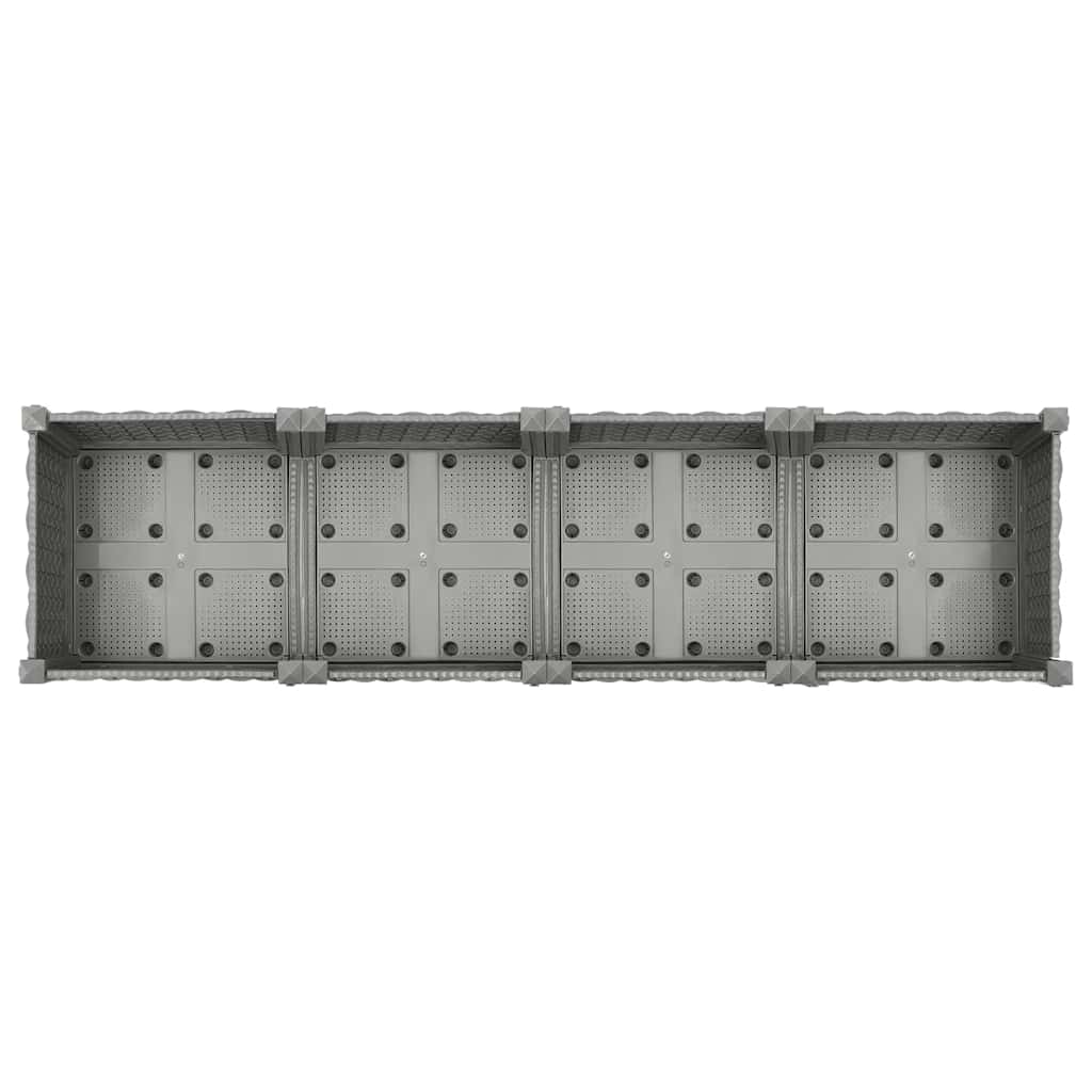 vidaXL Ζαρντινιέρα 160 x 40 x 23 εκ. από Πολυπροπυλένιο