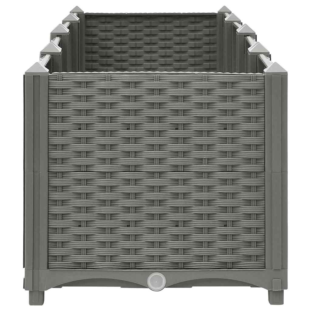 vidaXL Ζαρντινιέρα 160 x 40 x 38 εκ. από Πολυπροπυλένιο