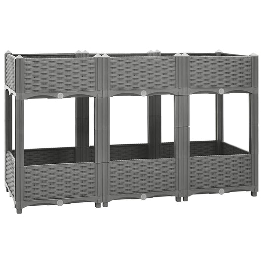 vidaXL Ζαρντινιέρα 120 x 40 x 71 εκ. από Πολυπροπυλένιο