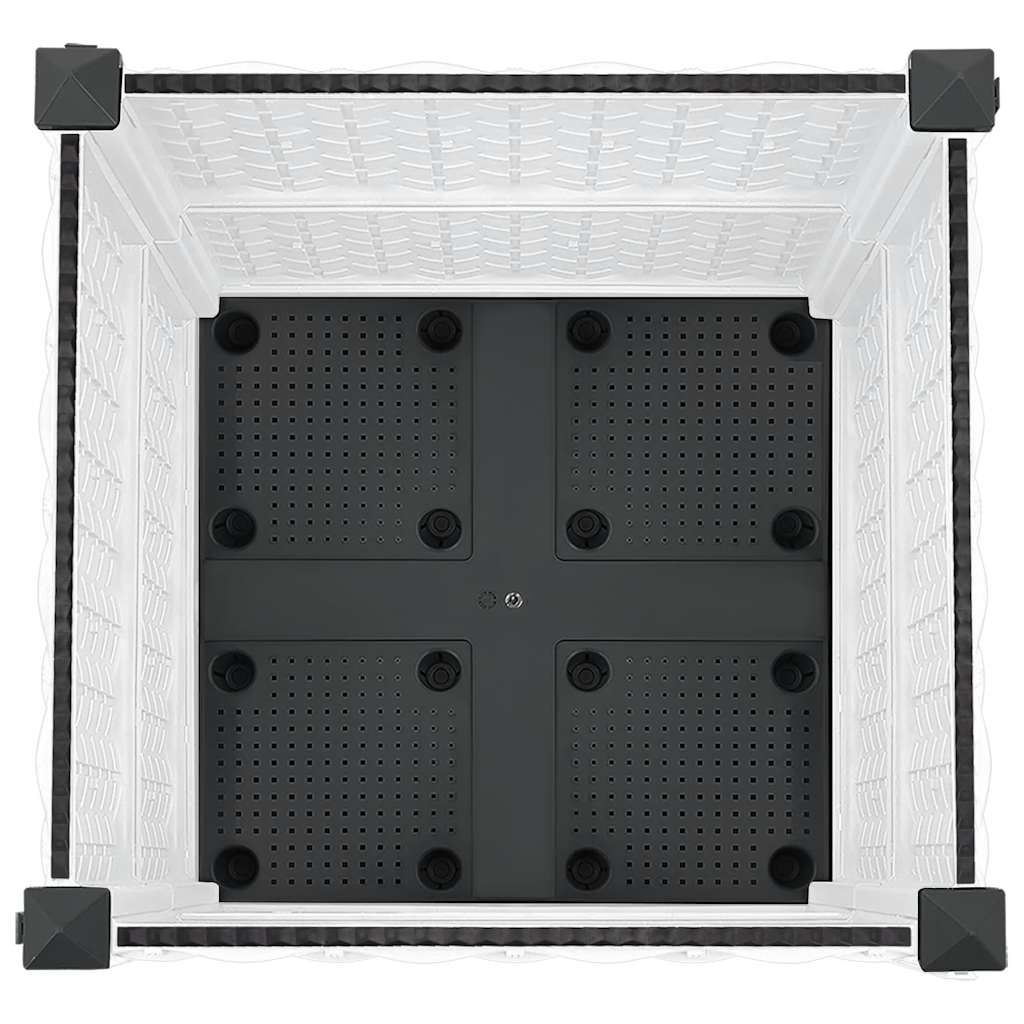 vidaXL Ζαρντινιέρα 40 x 40 x 38 εκ. από Πολυπροπυλένιο