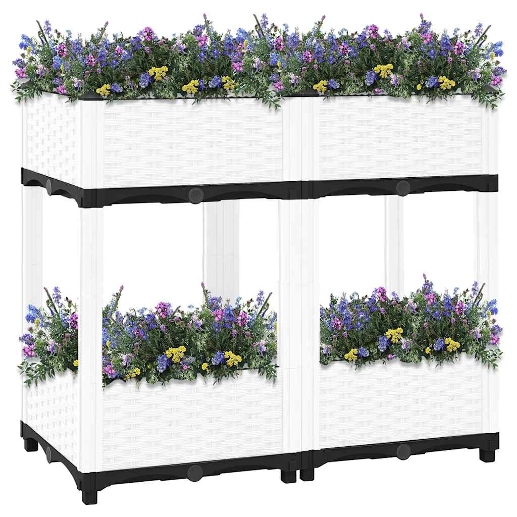 vidaXL Ζαρντινιέρα 80 x 40 x 71 εκ. από Πολυπροπυλένιο