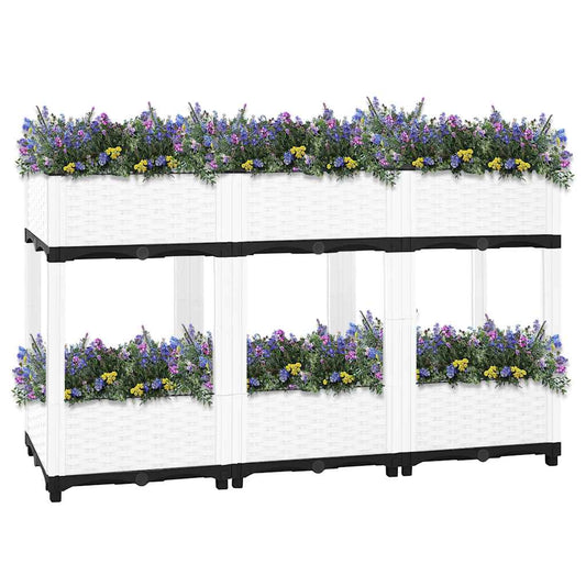 vidaXL Ζαρντινιέρα 120 x 40 x 71 εκ. από Πολυπροπυλένιο