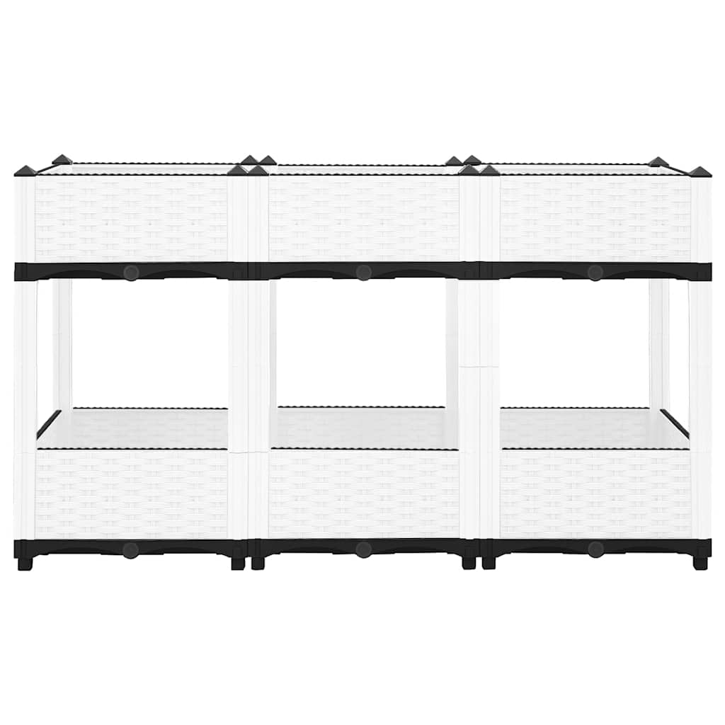 vidaXL Ζαρντινιέρα 120 x 40 x 71 εκ. από Πολυπροπυλένιο