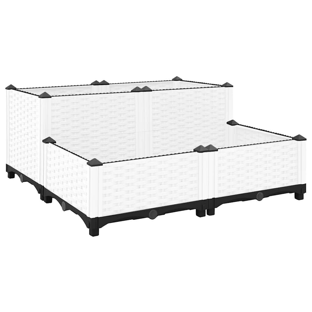 vidaXL Ζαρντινιέρα 80 x 80 x 38 εκ. από Πολυπροπυλένιο