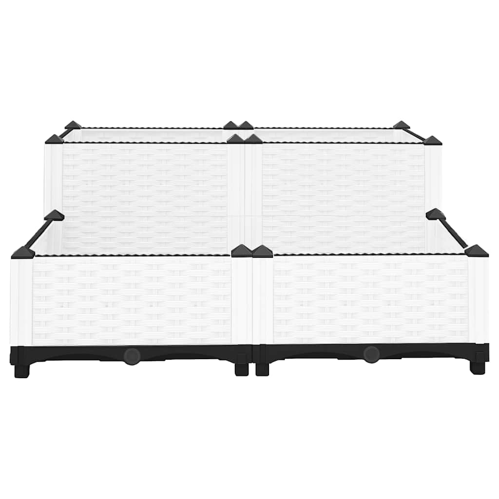 vidaXL Ζαρντινιέρα 80 x 80 x 38 εκ. από Πολυπροπυλένιο