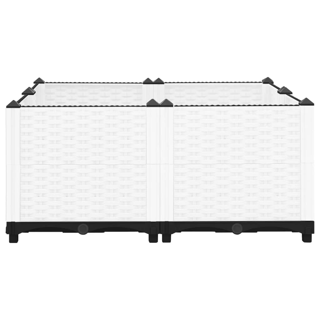 vidaXL Ζαρντινιέρα 80 x 80 x 38 εκ. από Πολυπροπυλένιο