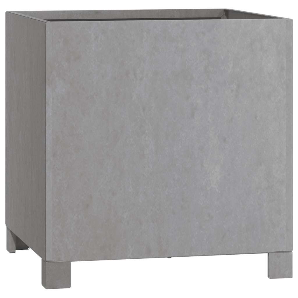 vidaXL Ζαρντινιέρες 2τεμ. Σκουρ. 40x40x40εκ Ατσάλι Σκληρυθέν στον Αέρα