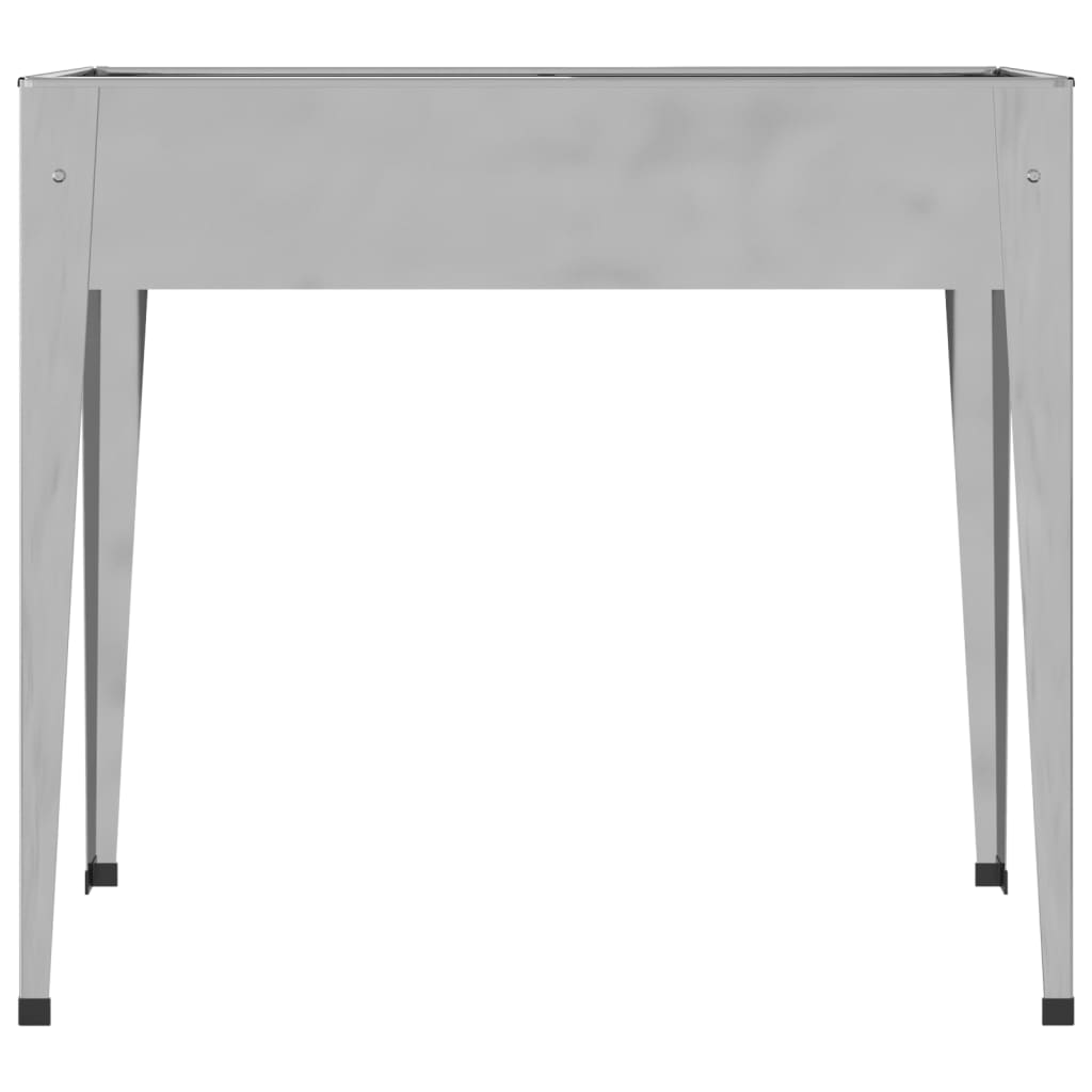 vidaXL Ζαρντινιέρες Κήπου 2 τεμ. από Γαλβανισμένο Χάλυβα