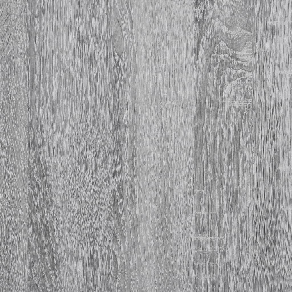 vidaXL Γωνιακό Έπιπλο Γκρι Sonoma 33x33x100 εκ. από Επεξεργ. Ξύλο