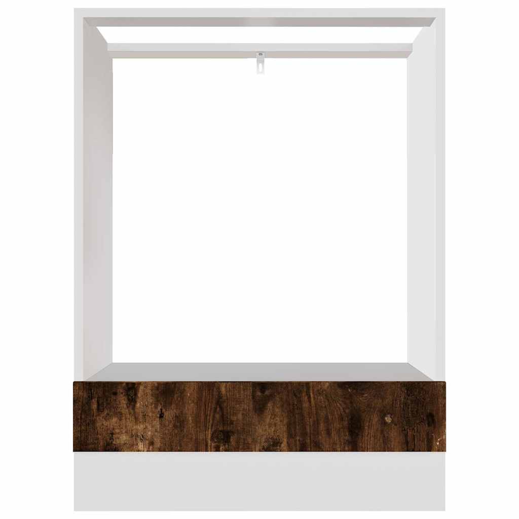 vidaXL Ντουλάπι Φούρνου "Riga" Καπνιστή Δρυς 60x46x81,5 εκ. από Τεχνητό Ξύλο