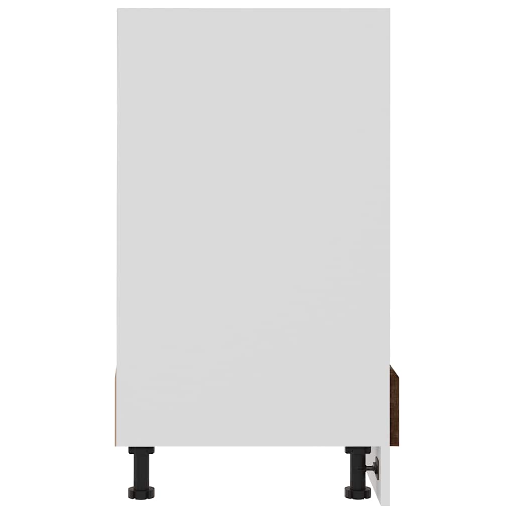 vidaXL Ντουλάπι Φούρνου "Riga" Καπνιστή Δρυς 60x46x81,5 εκ. από Τεχνητό Ξύλο