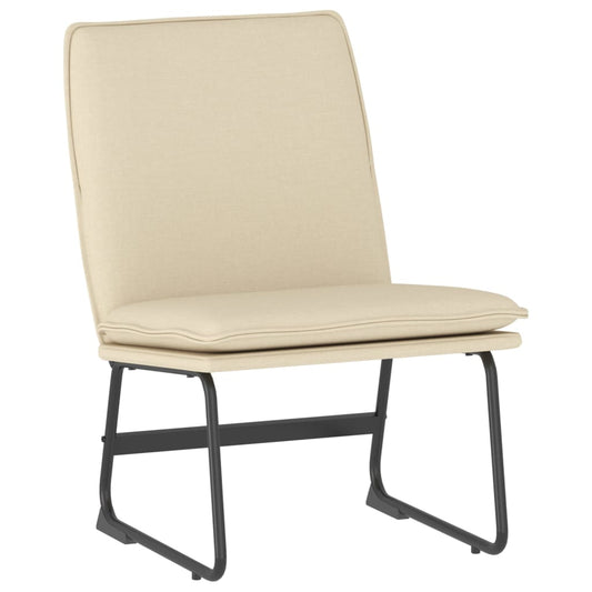 vidaXL Πολυθρόνα Κρεμ 52 x 75 x 76 εκ. Υφασμάτινη