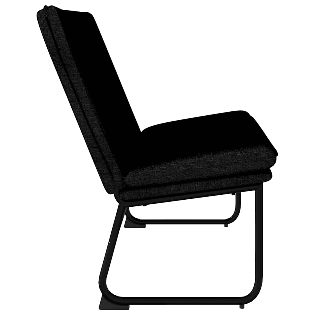 vidaXL Πάγκος Μαύρος 100x75x76 εκ. Υφασμάτινη