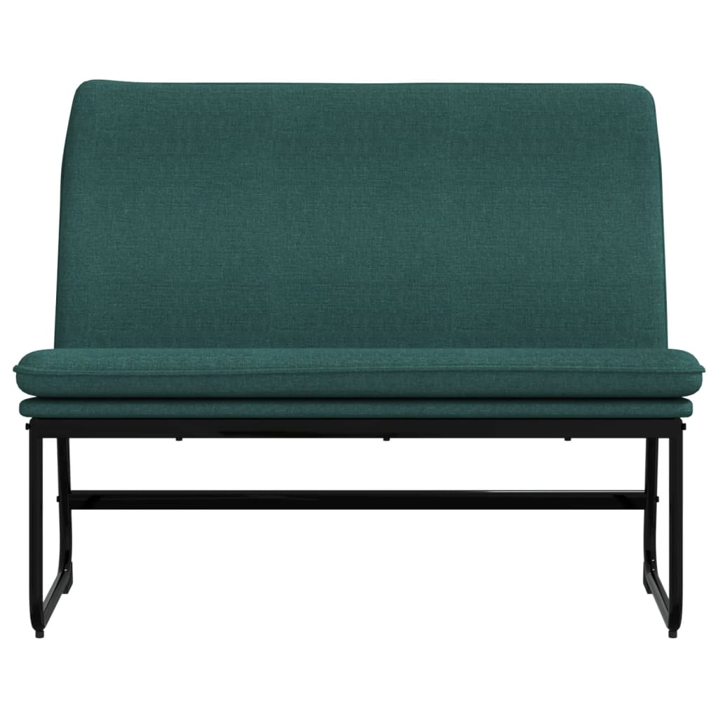 vidaXL Πάγκος Σκούρο Πράσινο 100x75x76 εκ. Βελούδινος