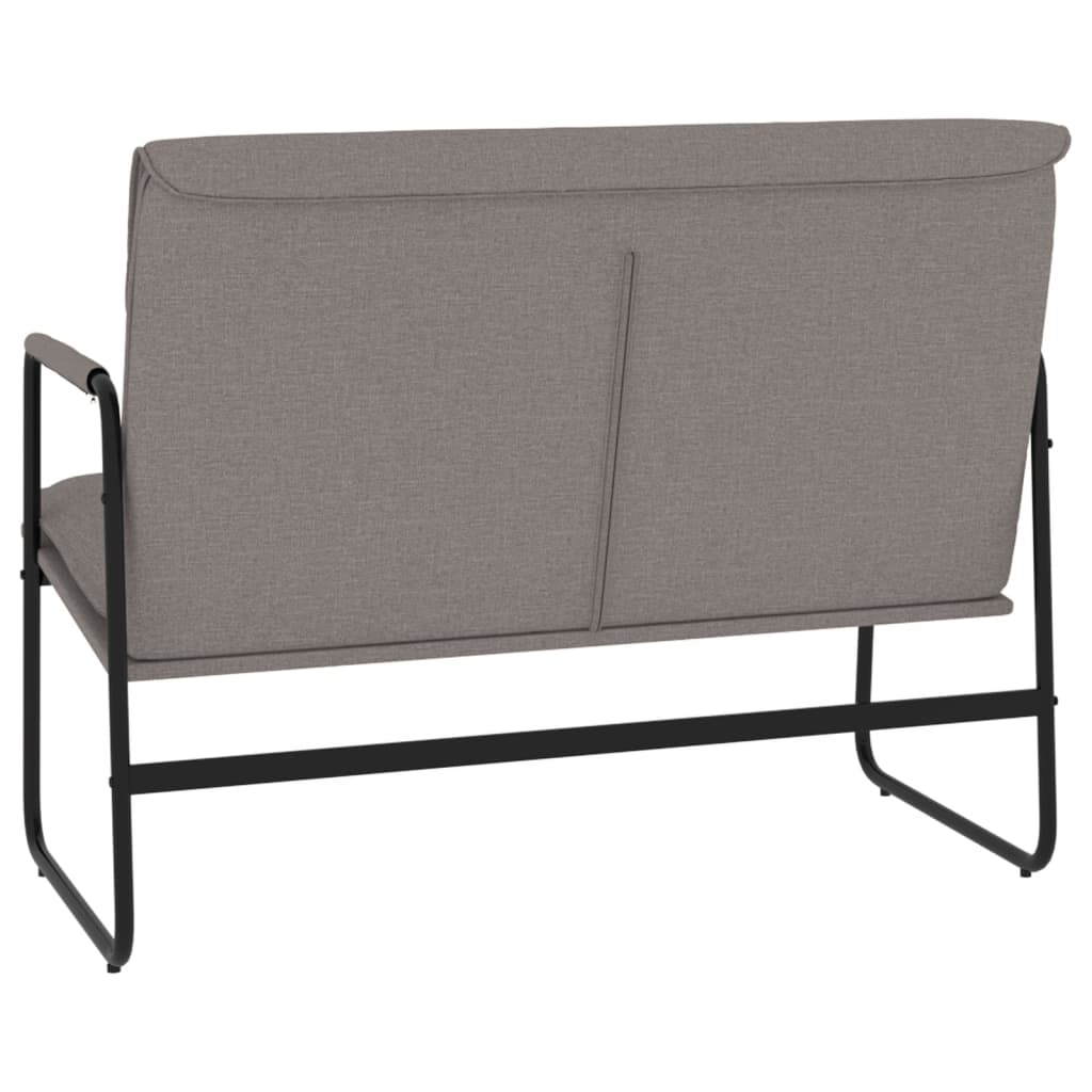 vidaXL Πάγκος Taupe 100 x 64 x 80 εκ. Υφασμάτινος
