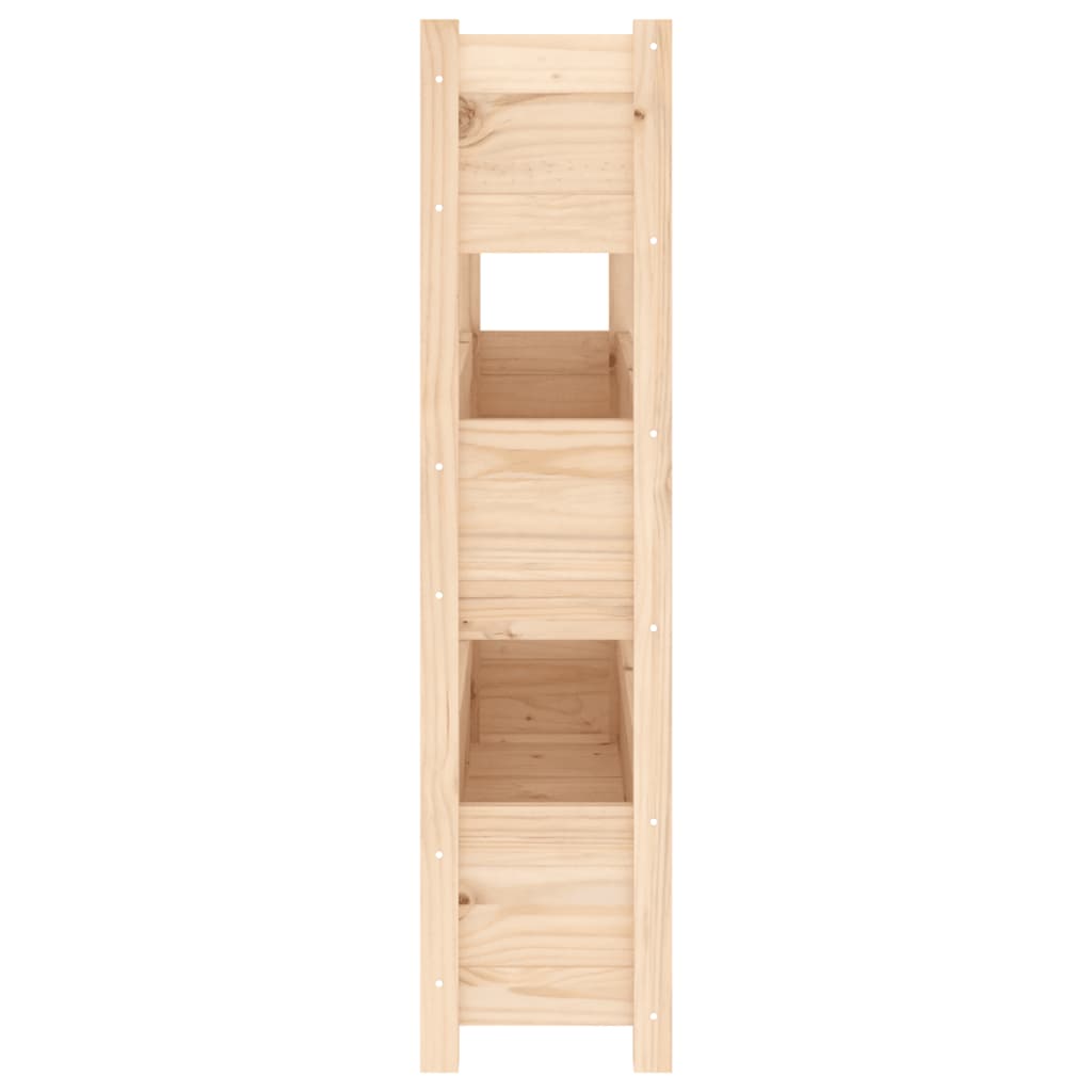 vidaXL Ζαρντινιέρα 112 x 25 x 104,5 εκ. από Μασίφ Ξύλο Πεύκου