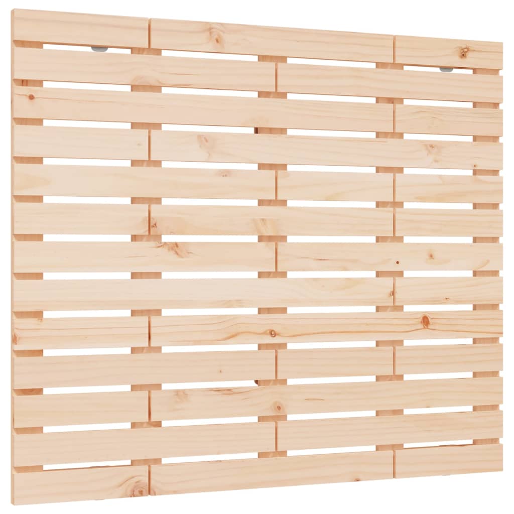 vidaXL Κεφαλάρι Επιτοίχιο 106 x 3 x 91,5 εκ. από Μασίφ Ξύλο Πεύκου