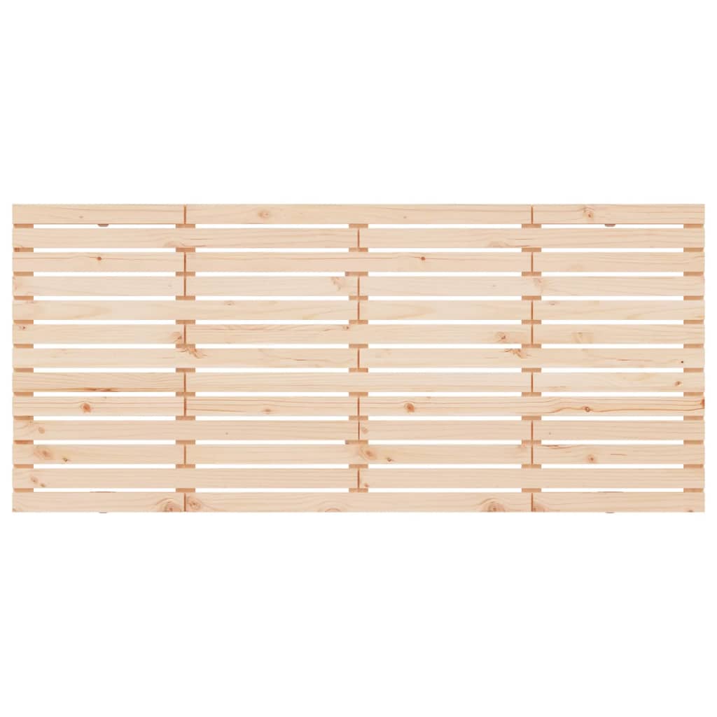 vidaXL Κεφαλάρι Επιτοίχιο 206 x 3 x 91,5 εκ. από Μασίφ Ξύλο Πεύκου