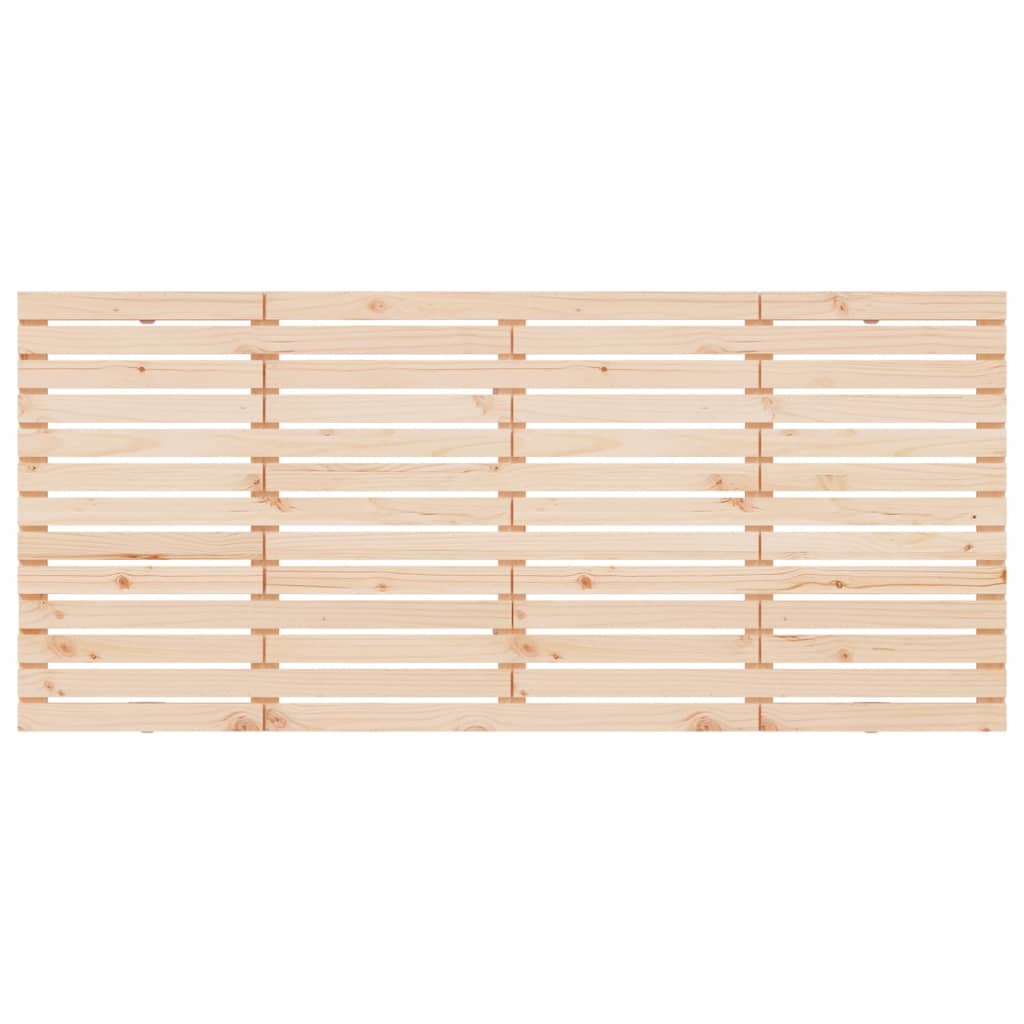 vidaXL Κεφαλάρι Επιτοίχιο 166 x 3 x 91,5 εκ. από Μασίφ Ξύλο Πεύκου