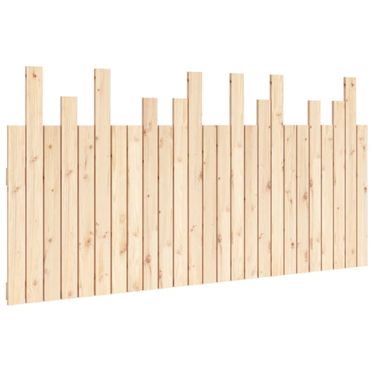 vidaXL Κεφαλάρι Τοίχου 159,5x3x80 εκ. από Μασίφ Ξύλο Πεύκου