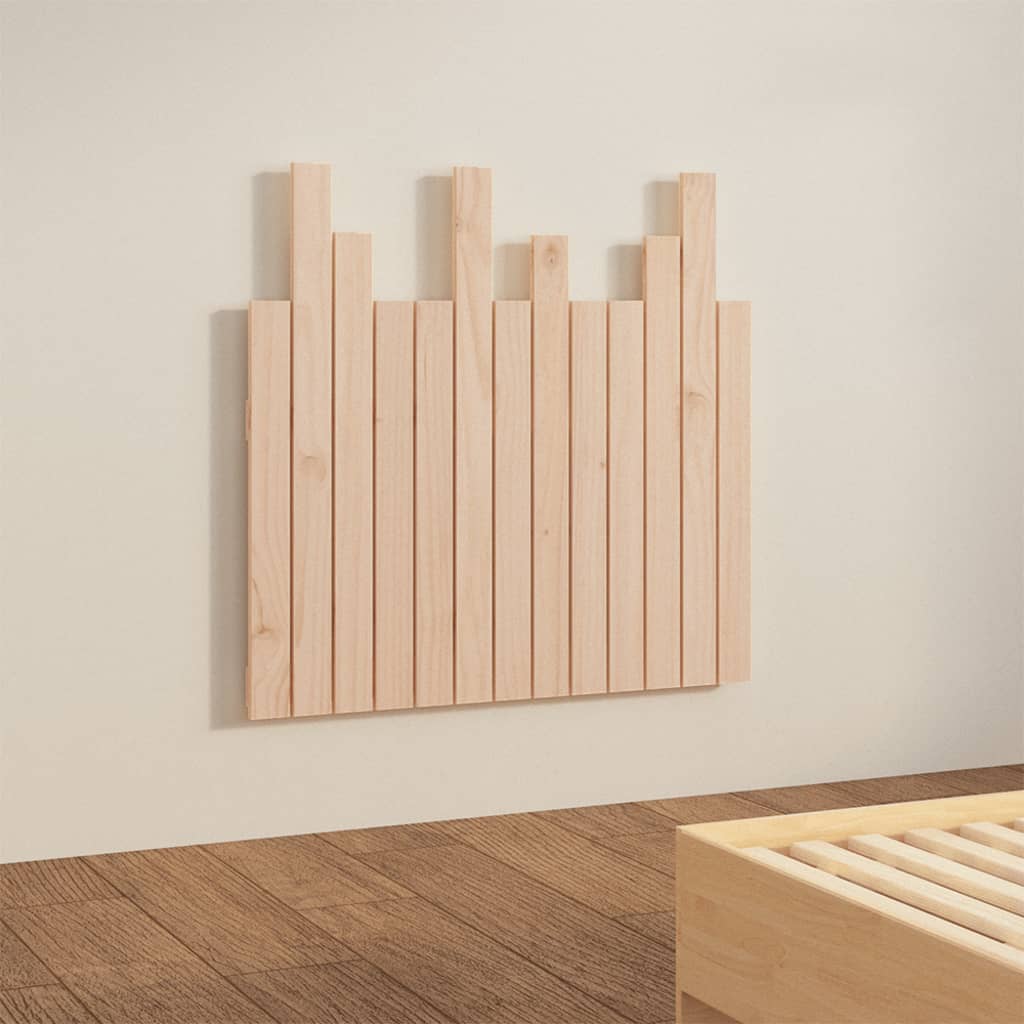 vidaXL Κεφαλάρι Τοίχου 82,5x3x80 εκ. από Μασίφ Ξύλο Πεύκου